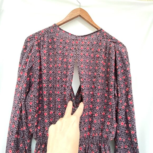 Natalie Martin Red and Blue Maxi Dress - Picture 8 of 16